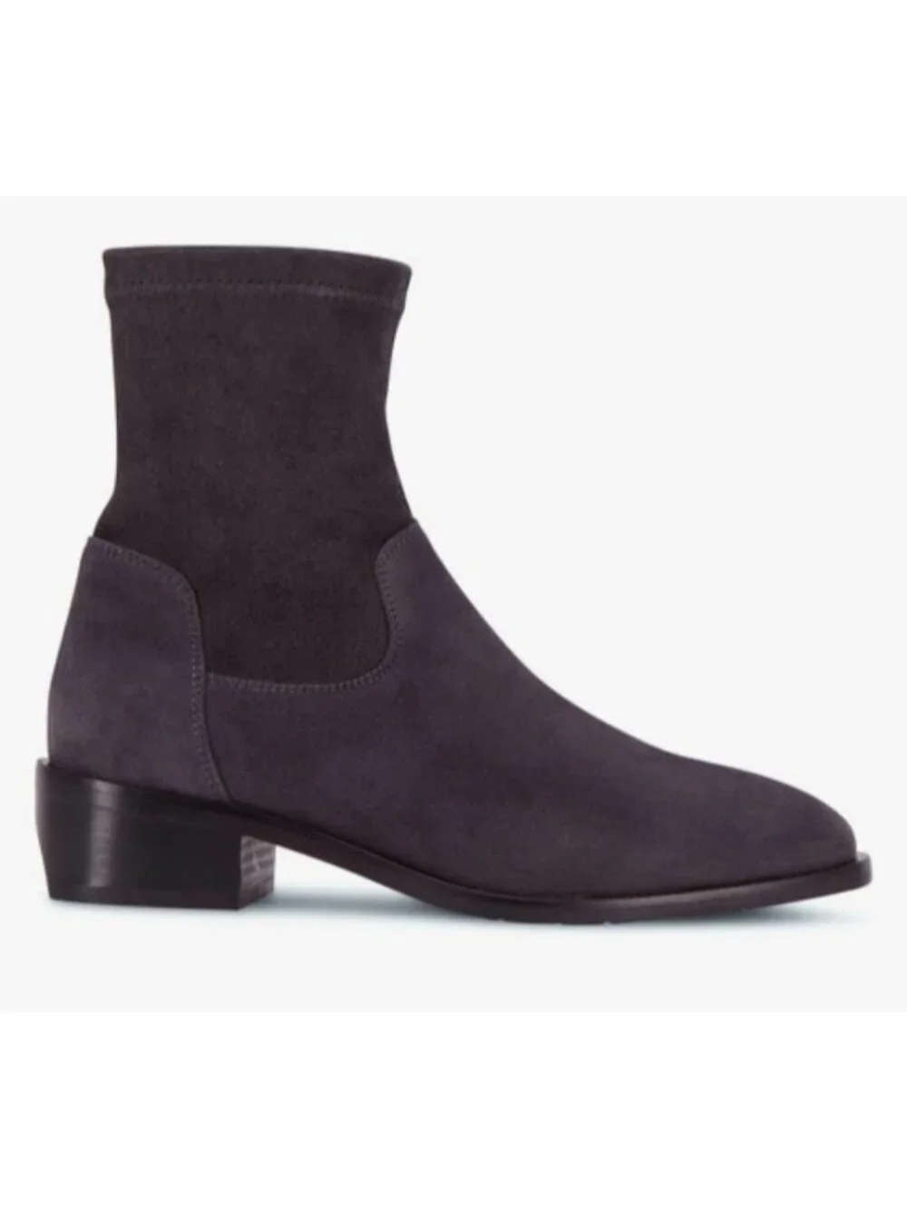 Aquatalia Italy Navy Blue Suede Ankle Boots Women’s 8 Waterproof Sock Booties